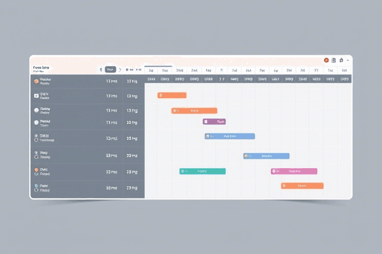 施工工期横道图制作软件如何高效实现项目进度可视化管理