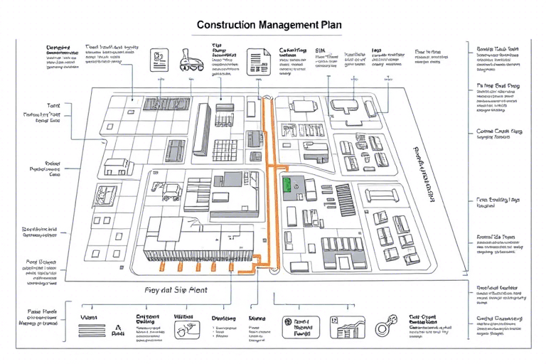 施工管理平面图手绘软件如何实现高效施工现场可视化管理