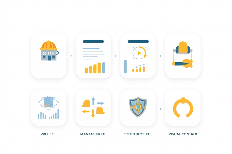 施工现场软件布置的图标如何设计才能提升管理效率和可视化效果？