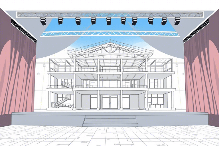 舞台施工图什么软件做？如何高效完成专业设计与施工落地？