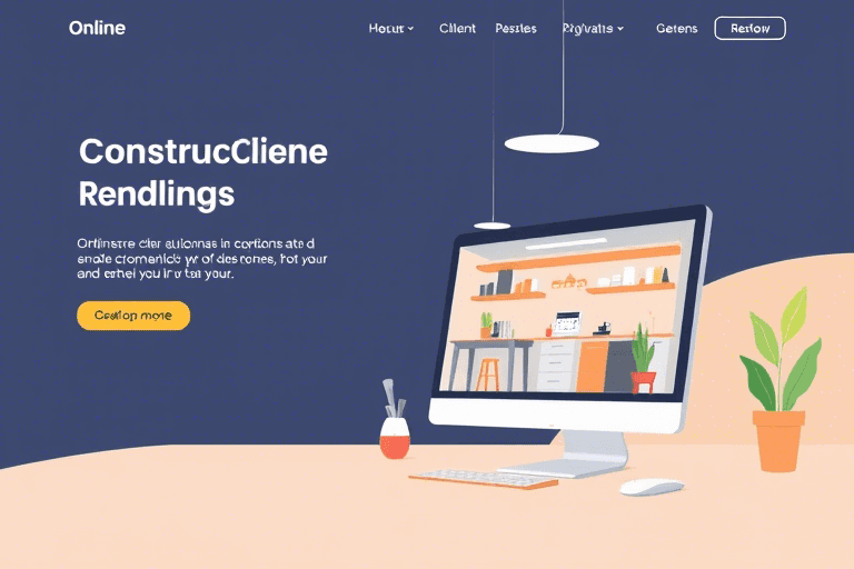 在线施工效果图软件如何助力设计效率与客户沟通？