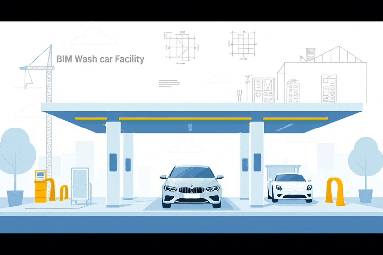 洗车场施工图软件如何高效完成设计与施工全流程