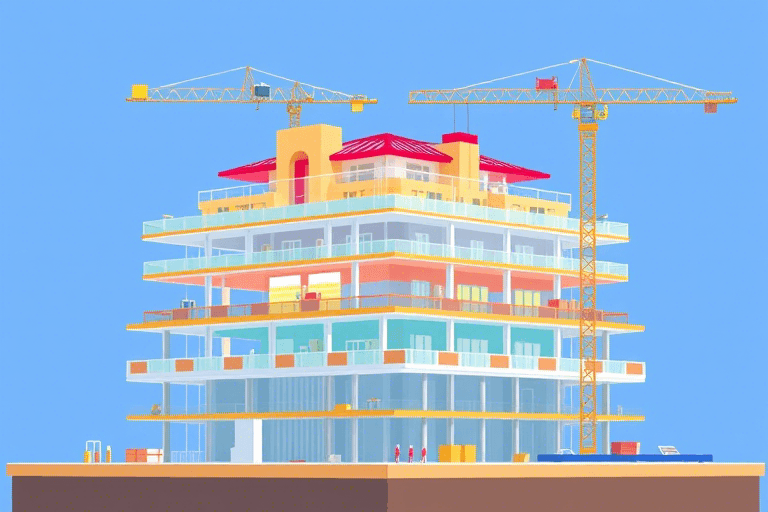 多层房屋施工模拟图软件如何实现高效精准的建筑施工规划与管理