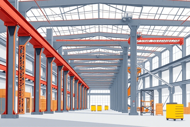 厂房钢柱施工模拟软件如何实现高效精准的施工规划与管理