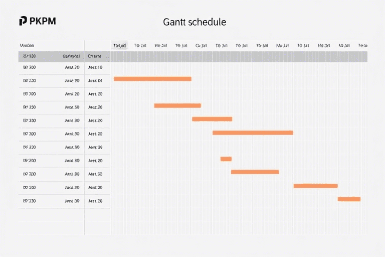 pkpm软件绘制施工横道图的详细步骤与操作指南