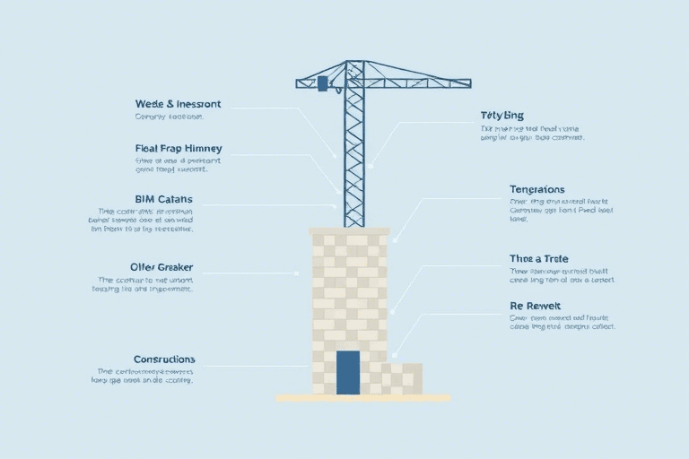 烟囱施工流程图绘画软件如何制作？从设计到落地的完整指南