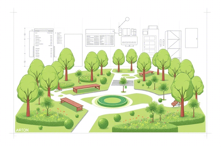 公园绿化施工图下载软件如何设计与开发？