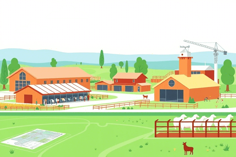 牛场施工图纸设计软件怎么做？高效建模与精准施工的秘诀揭秘