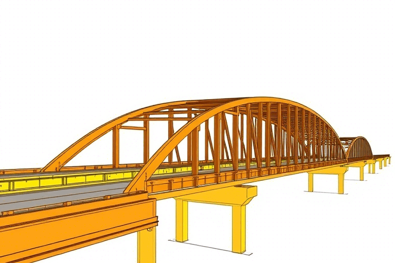 匝道钢桥施工图软件怎么做？如何高效完成复杂匝道钢桥设计与出图？