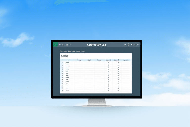 Excel怎么制作施工日志软件？手把手教你用Excel搭建高效工地管理工具