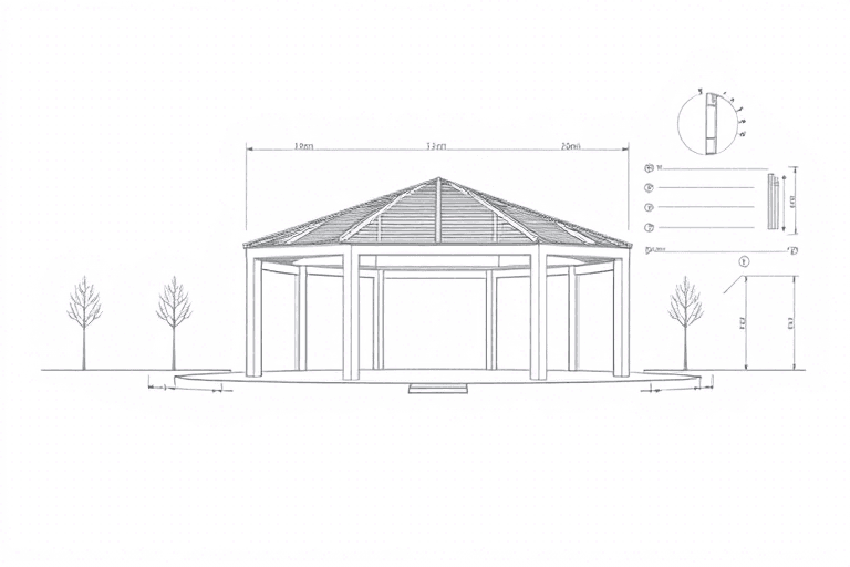 如何用专业软件高效绘制园亭施工图？掌握这些技巧轻松搞定设计流程