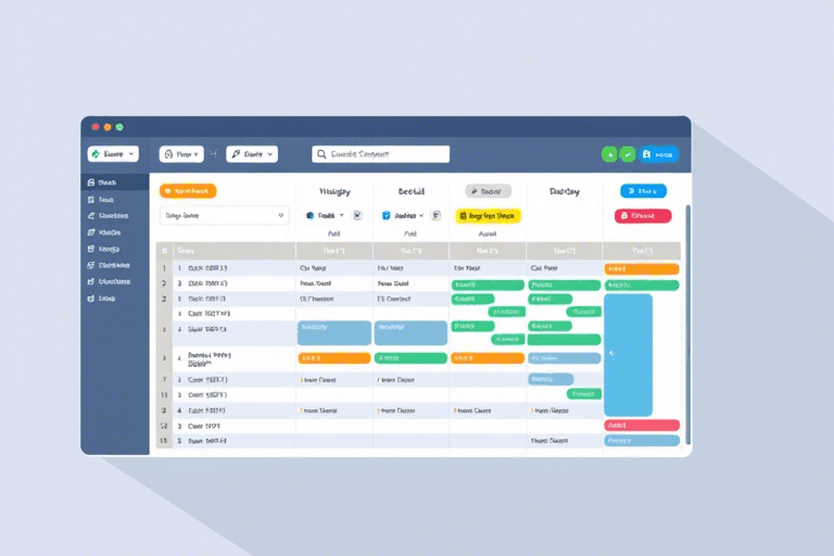 施工进度软件的样表如何设计才能高效管理项目进度？