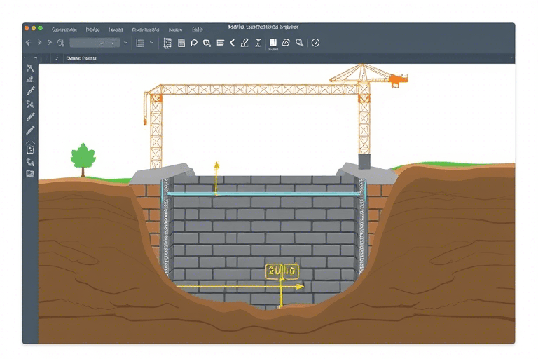 地下室挡墙模拟施工软件如何实现精准施工与风险预测？