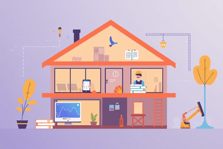 家装施工流程图软件怎么做？如何用专业工具提升装修效率与透明度？