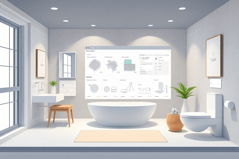 卫生间施工模拟软件怎么做？如何用数字技术优化装修流程与效率？