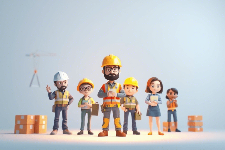 施工动画人物制作软件怎么做？如何高效打造逼真工地角色模型？