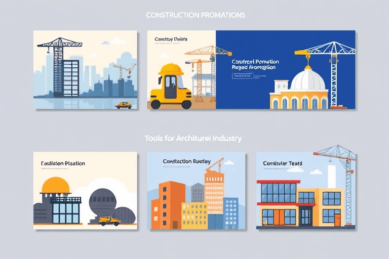 施工宣传图片模板下载什么软件？这些工具让你高效制作专业效果图