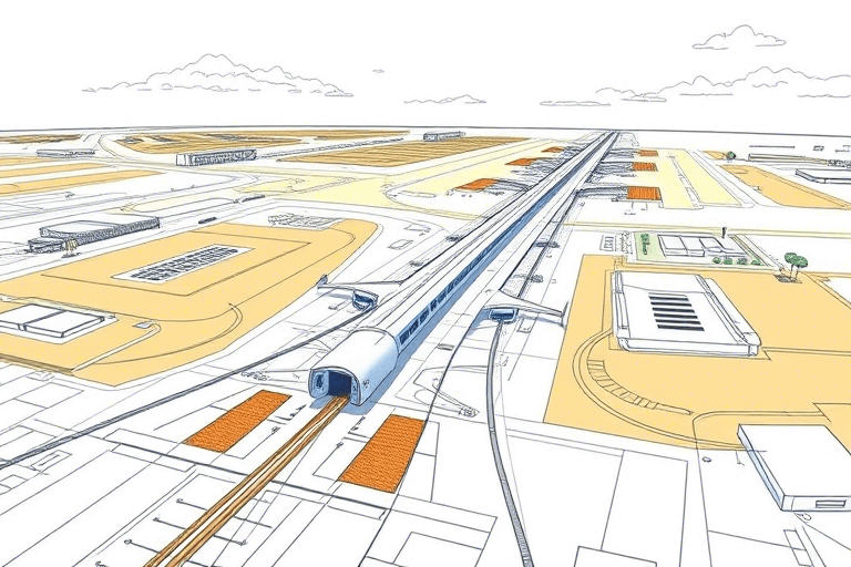 如何打造专业跑道施工平面图手绘软件？技术实现与行业应用全解析