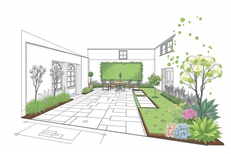 院子施工平面图手绘软件怎么做？新手也能轻松上手的绘制指南