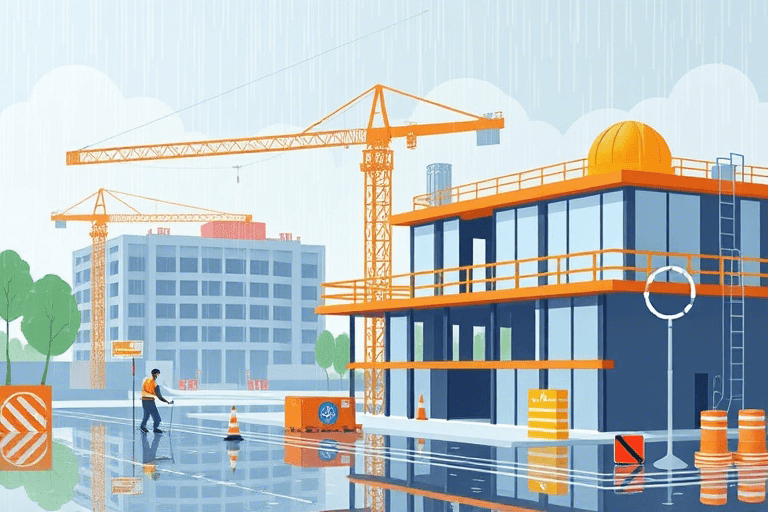 雨季施工小视频制作软件如何助力工地高效管理与安全监控