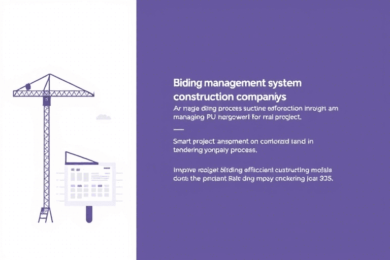 施工单位投标管理软件怎么做才能提升中标率和效率？